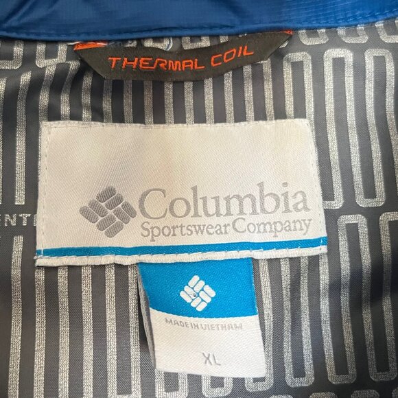Columbia Men's XL Rapid Excursion Thermal Coil Puffer Jacket Blue - Picture 14 of 14